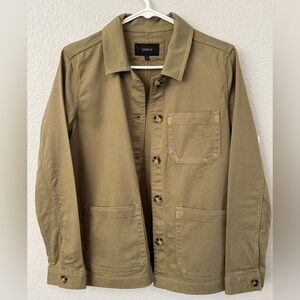 Quince Women's Olive Shirt Jacket